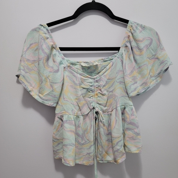 Hippie Rose Pastel Top Size S - Picture 1 of 4